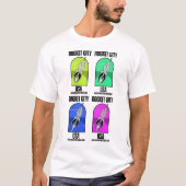 Rocket City 4 Square T-shirt (Voorkant)