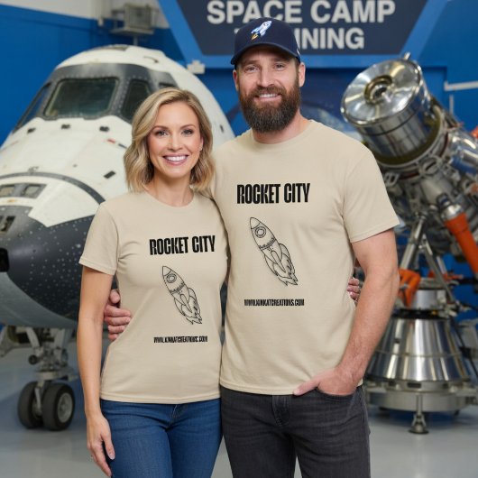 Rocket City Eenvoudig T-shirt