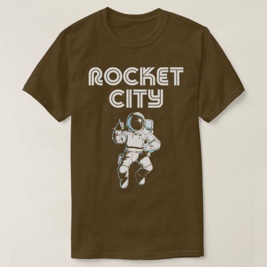 Rocket City Huntsville AL Alabama T-shirt (Design voorkant)
