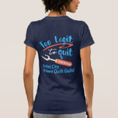 Rocket City Modern Quilt Guild 2020 Retreat TShirt (Achterkant)