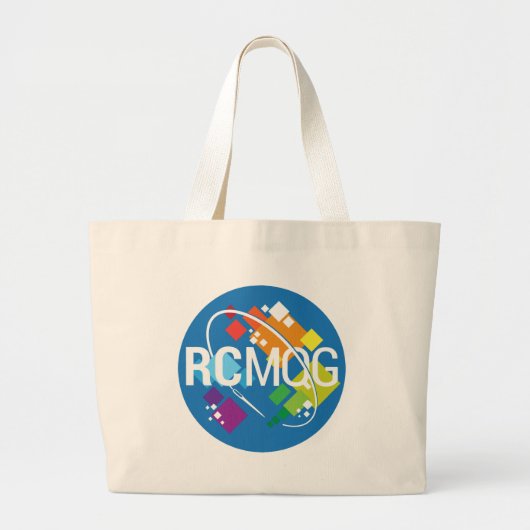 Rocket City Modern Quilt Guild Logo Grote Tote Bag (Voorkant)