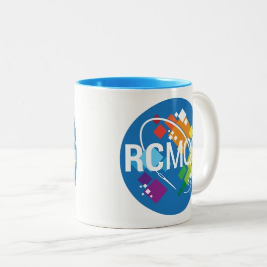 Rocket City Modern Quilt Guild Logo Mok (Voorkant rechts)