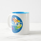 Rocket City Modern Quilt Guild Logo Mok (Voorkant links)