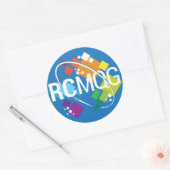 Rocket City Modern Quilt Guild Logo Stickers (L) (Envelop)
