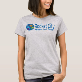 Rocket City Modern Quilt Guild Logo T-shirt met Te