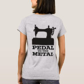 Rocket City Modern Quilt Guild Logo T-shirt met Te (Achterkant)