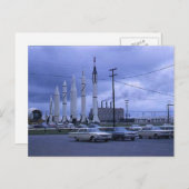 Rocket City USA Huntsville AL Briefkaart (Voorkant / Achterkant)