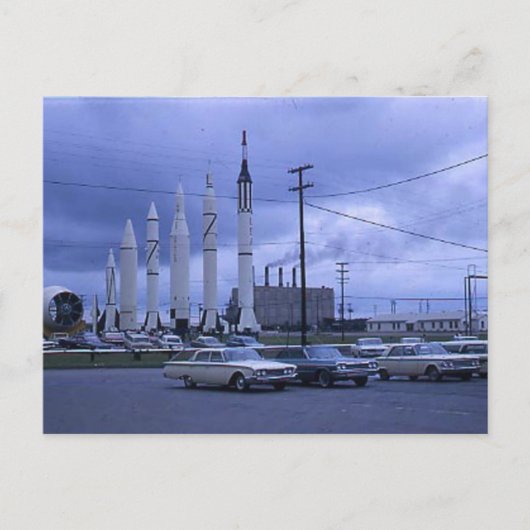 Rocket City USA Huntsville AL Briefkaart (Voorkant)