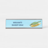 Rocket Croc Bureau Naambordje (Voorkant)