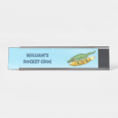 Rocket Croc Bureau Naambordje (Voorkant)