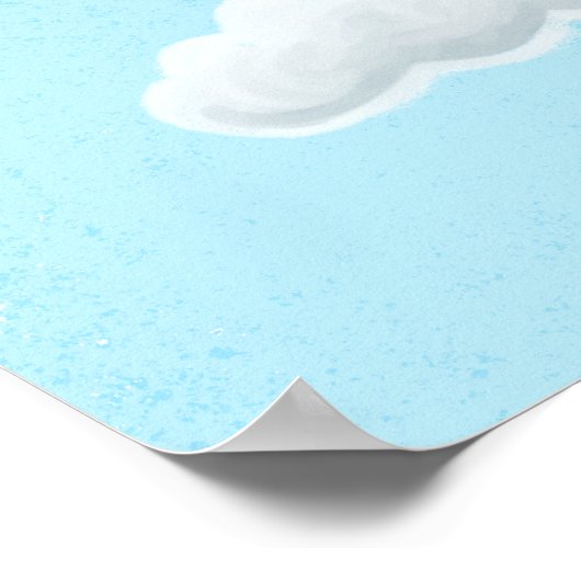 Rocket Crocodile Poster (Hoek)