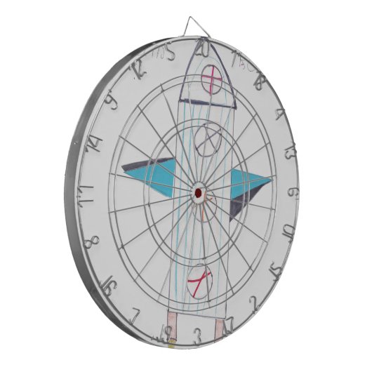 ROCKET DARTBORD (Voorkant Links)