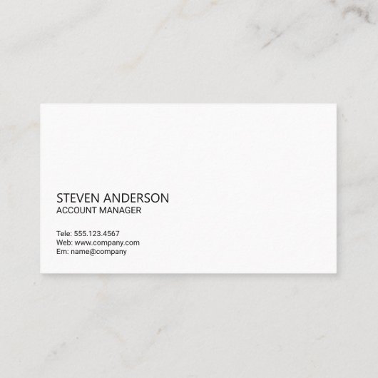 Rocket Finance Graph Logo Visitekaartje (Achterkant)