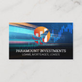 Rocket Finance Graph Logo Visitekaartje (Voorkant)