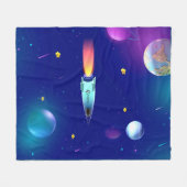 Rocket Fleece Deken (Voorkant (Horizontaal))