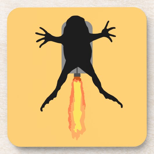 Rocket Frog Bier Onderzetter (Voorkant)