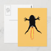 Rocket Frog Briefkaart (Voorkant / Achterkant)
