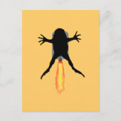 Rocket Frog Briefkaart (Voorkant)