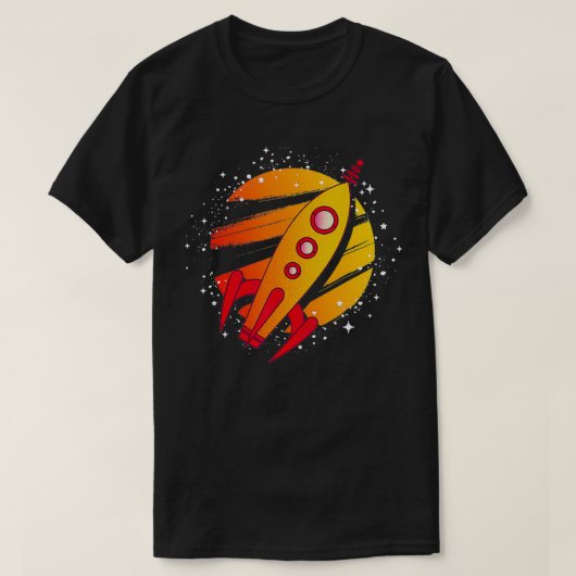 Rocket Future Astronaut Junior Cosmonaut Kids Astr T-shirt (Design voorkant)