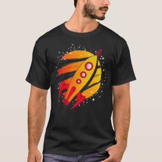 Rocket Future Astronaut Junior Cosmonaut Kids Astr T-shirt