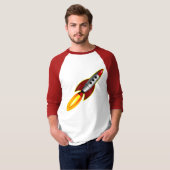 Rocket - Gepersonaliseerd T-shirt (Voorkant volledig)