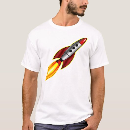 Rocket - Gepersonaliseerd T-shirt (Voorkant)
