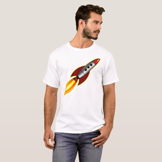 Rocket - Gepersonaliseerd T-shirt (Voorkant volledig)