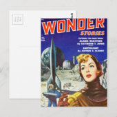 Rocket Girl Briefkaart (Voorkant / Achterkant)