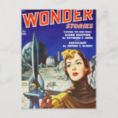 Rocket Girl Briefkaart (Voorkant)