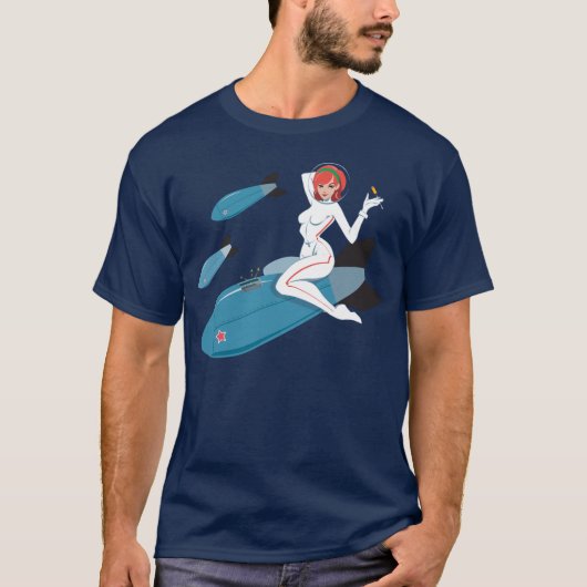 Rocket Girl Sluiten T-shirt (Voorkant)