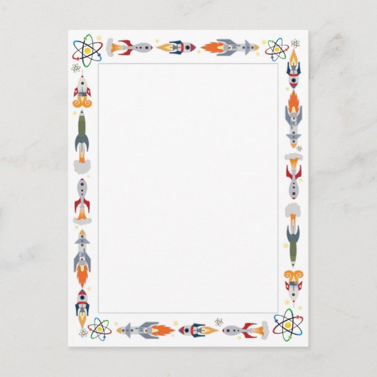  Rocket-grens Briefkaart (Voorkant)