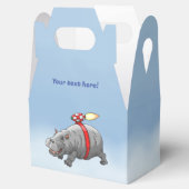 Rocket Hippo Verjaardag Bedankdoosjes (Geopend)