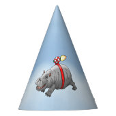 Rocket Hippo Verjaardag Feesthoedjes (Voorkant)