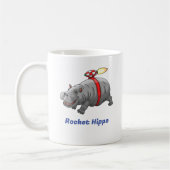 Rocket Hippo Verjaardag Koffiemok (Links)