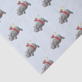 Rocket Hippo Verjaardag Tissuepapier (Detail)