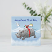 Rocket Hippo's jetpack Kaart (Staand voorkant)