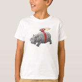 Rocket Hippo's Jetpack Ride T-shirt (Voorkant)