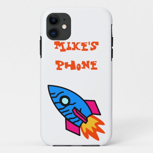 Rocket iPhone Case (Achterkant)