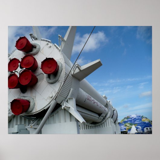 Rocket, Kennedy Space Center, Florida Poster (Voorkant)