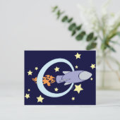 Rocket Kinder Briefkaart (Staand voorkant)