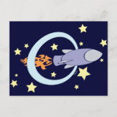 Rocket Kinder Briefkaart (Voorkant)