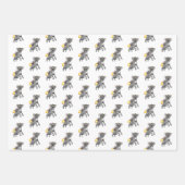 Rocket Koala-Beer Inpakpapier Vel (Voorkant 2)