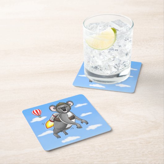 Rocket Koala-Beer Kartonnen Onderzetters (Insitu)
