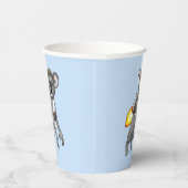 Rocket Koala-Beer Papieren Bekers (Rechts)