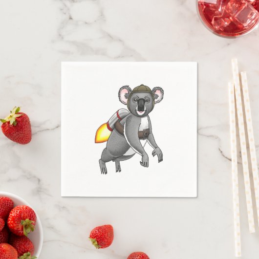 Rocket Koala-Beer Servet (Insitu)