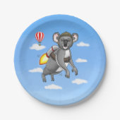 Rocket Koala Papieren Bordje (Voorkant)