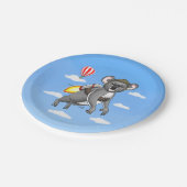 Rocket Koala Papieren Bordje (Gekanteld)