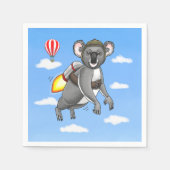 Rocket Koala Servet (Voorkant)