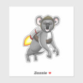Rocket Koala Sticker (Vel)