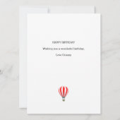 Rocket Koala Verjaardag Kaart (Achterkant)